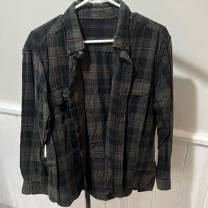 Standard Flannel (Olive & Black)